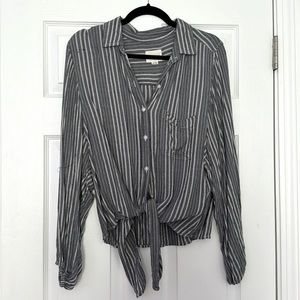 NEVER WORN American Eagle Striped Boho Top